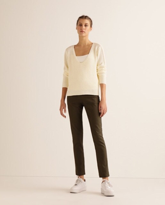 Easy Wear - Vaquero Basico Recto De Mujer En Color.