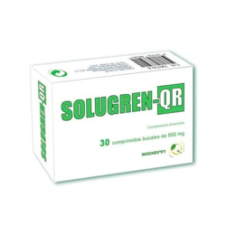 Solugren QR 30 Comprimidos Bucales 850mg características