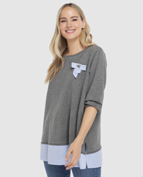Couchel - Jersey De Mujer Talla Grande Liso Combinado, precio y  características - Shoptize