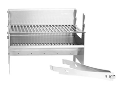 FENNEK Grill 2.0 - Barbacoa portátil de carbón Vegetal de Acero Inoxidable para Camping, Trekking, Vainilla, jardín y Barbacoa al Aire Libre en oferta