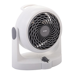 Iris Ohyama, ventilador silencioso - Woozoo - HD15N, plástico, blanco, 34 W, 13 m², 24,1 x 17,5 x 26,6 cm características