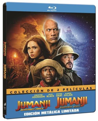 Jumanji 1-2 - Steelbook Blu-Ray en oferta