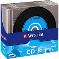 CD-R AZO Data Vinyl 700 MB 10 pieza(s), CDs vírgenes