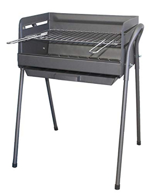 IMEX EL ZORRO Barbacoa con Parrilla Cincada, Negro, 49x48x73 cm, 71762