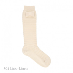 Calcetín Alto Textura Lazo Punto Condor. 304-lino 4 en oferta