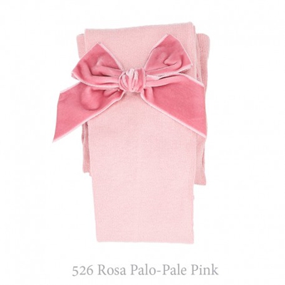 Leotardo Liso Lazo Grande Terciopelo Condor. 526-rosa Palo 0