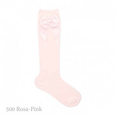 Calcetín Alto Lazo Condor. 500-rosa 0