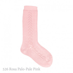 Calcetín Alto Bebé Calado Lateral Condor. 526-rosa Palo 0 precio