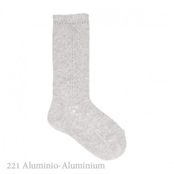 Calcetín Alto Bebé Calado Lateral Condor. 221-aluminio 4 precio
