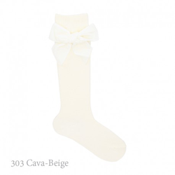 Calcetín Alto Lazo Grande Terciopelo Condor. 303-cava 6 en oferta