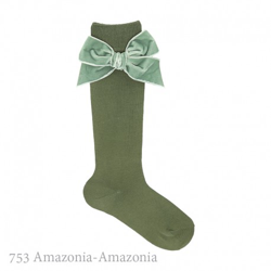 Calcetín Alto Lazo Grande Terciopelo Condor. 2 753-amazonia en oferta