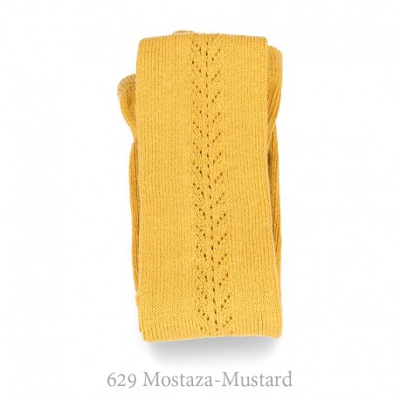 Leotardo Calado Lateral Condor. 000 629-mostaza
