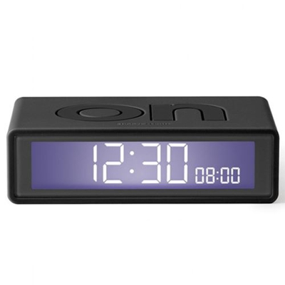 Reloj despertador Lexon Flip Travel Gris