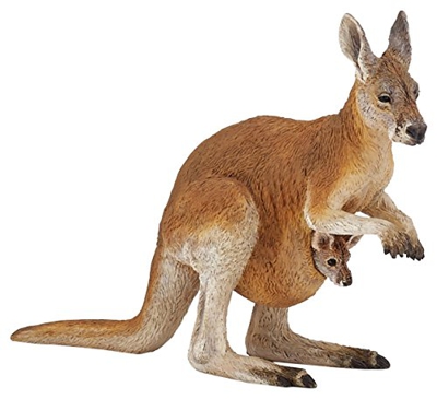 Kangaroo with Joey figure Papo: Wild Animal Kingdom - Model 50188