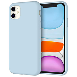 JETech Funda de Silicona Compatible Apple iPhone 11 (2019) 6,1", Sedoso-Tacto Suave, Cubierta a Prueba de Golpes con Forro de Microfibra, Azul Claro características