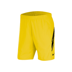 Nike Court Dry 9in Shorts Hombres - Amarillo, Negro características