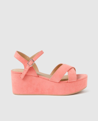 Green Coast - Sandalias De Cuña De Mujer De Color Coral a un precio más  barato - Shoptize