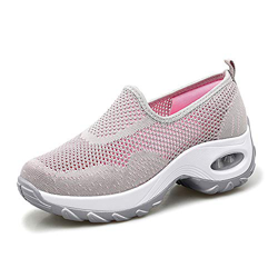 Compra Zapatos Deporte Mujer Zapatillas Deportivas Correr Gimnasio Casual  Zapatos para Caminar Mesh Running Transpirable Aumentar Más Altos Sneakers  Negro Gr al mejor precio - Shoptize