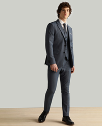 Fórmula Joven - Chaqueta De Traje De Hombre Slim Azul a un precio más  barato - Shoptize