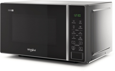 Whirlpool - Microondas MWP 203SB Con Capacidad De 20 Litros Y Grill Silver