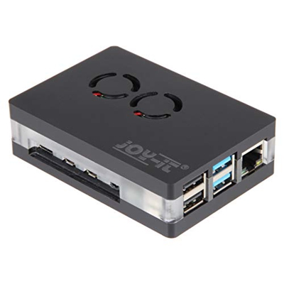 Joy-it Acryl Caja para Raspberry Pi 4 con Ventilador