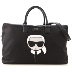 Karl Lagerfeld Bolsos de Viaje, Negro, Poliamida, 2017 precio