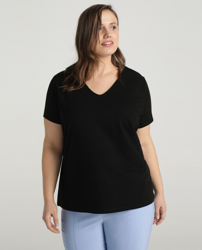 Woman Plus El Corte Inglés - Camiseta Básica De Mujer Talla Grande Con  Cuello En Pico a un precio más barato - Shoptize
