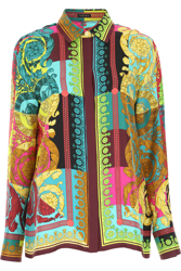 Versace Camisa de Mujer Baratos en Rebajas, Multicolor, Seda, 2017, 42 en oferta
