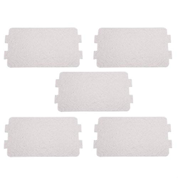5Pcs Horno Microondas Mica Hoja Plate, Microondas Guía De Ondas De La Cubierta De Repuesto Reparación De Accesorios, Ideal para Cocina Microondas (Sol características