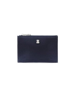Tous - Monedero De Mujer Dorp En Azul Marino Con Tarjeteros