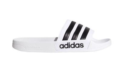 Chanclas Adilette Shower Blanco Negro Aq1702