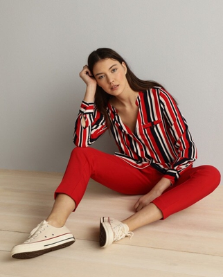 Fórmula Joven - Pantalón Basico De Mujer Liso Con Cinturón