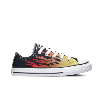 Converse - Zapatillas De Lona De Niña Chuck All Star Con Estampado Animal Print Cierre De Cordones