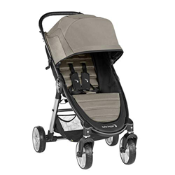 Baby Jogger City Mini 2 de 4 Ruedas Sepia. Silla de paseo desde nacimiento hasta 22kg. Color beige características