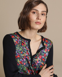 Compra Woman El Corte Inglés - Chaqueta De Punto De Mujer Con Flores Y  Cierre De Botones al mejor precio - Shoptize