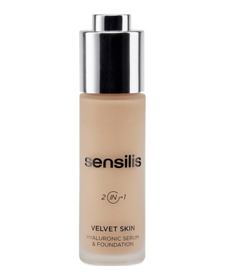 Maquillaje & Sérum 2 en 1 Velvet Skin Sensilis 02 Amande 30ml