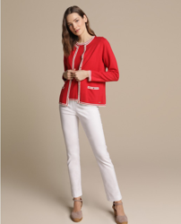 Ver Woman El Corte Inglés - Twin Set De Mujer En Color Rojo Con Vivos y sus características Woman El Corte Inglés - Twin Set De Mujer En Color Rojo Con Vivos características