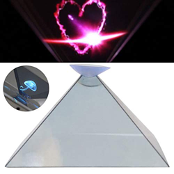 Daxerg Proyector de Pantalla de Pirámide de Holograma Universal 3D para Teléfono Móvil Inteligente características