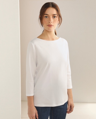 Lloyd's - Camiseta Lisa De Mujer Con Algodón
