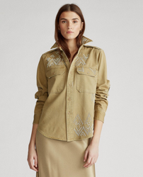 Polo Ralph Lauren - Camisa De Mujer De Manga Larga características