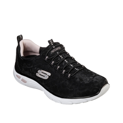 Skechers - Zapatillas Deportivas De Mujer Skeckers En Negro Con Plantilla Memory Foam