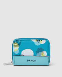 Jo & Mr. Joe - Cartera Pequeña De Mujer En Azul Con Estampado Fantasía características