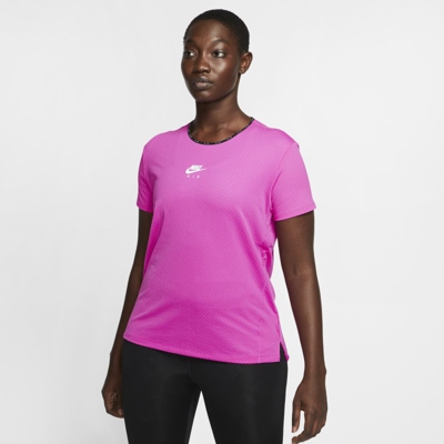 Nike Air Camiseta de running de manga corta - Mujer - Rosa