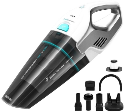 Aspirador de Mano Cecotec Conga Immortal ExtremeSuction 7,4 V Hand, Tecnología ciclónica