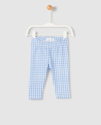 Freestyle - Leggins De Bebé Niña De Cuadro Vichy En Azul Claro precio