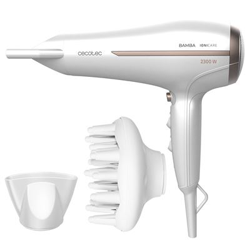 Secador de Pelo Cecotec Iónico Bamba IoniCare 5200 Aura, 2300W, Blanco en oferta