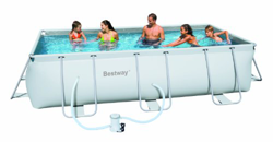 Bestway Steel Pro Set Piscina con depuradora 404 x 201 cm en oferta
