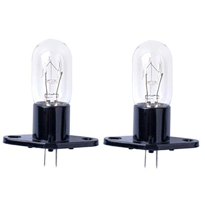 Poweka Bombilla de Microondas 25W 240V T170 para Horno de Microondas Bosch, LG, Panasonic, Siemens, Neff (2 Piezas)