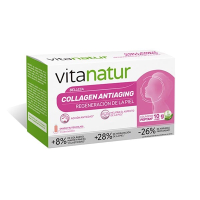 Vitanatur Collagen Anti-Edad Sabor Frutos Rojos 10 Viales