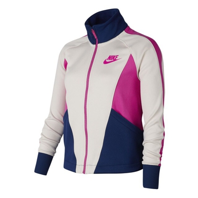 Nike Sportswear Heritage Full-Zip Chicas - Colores Naturales, Rosa